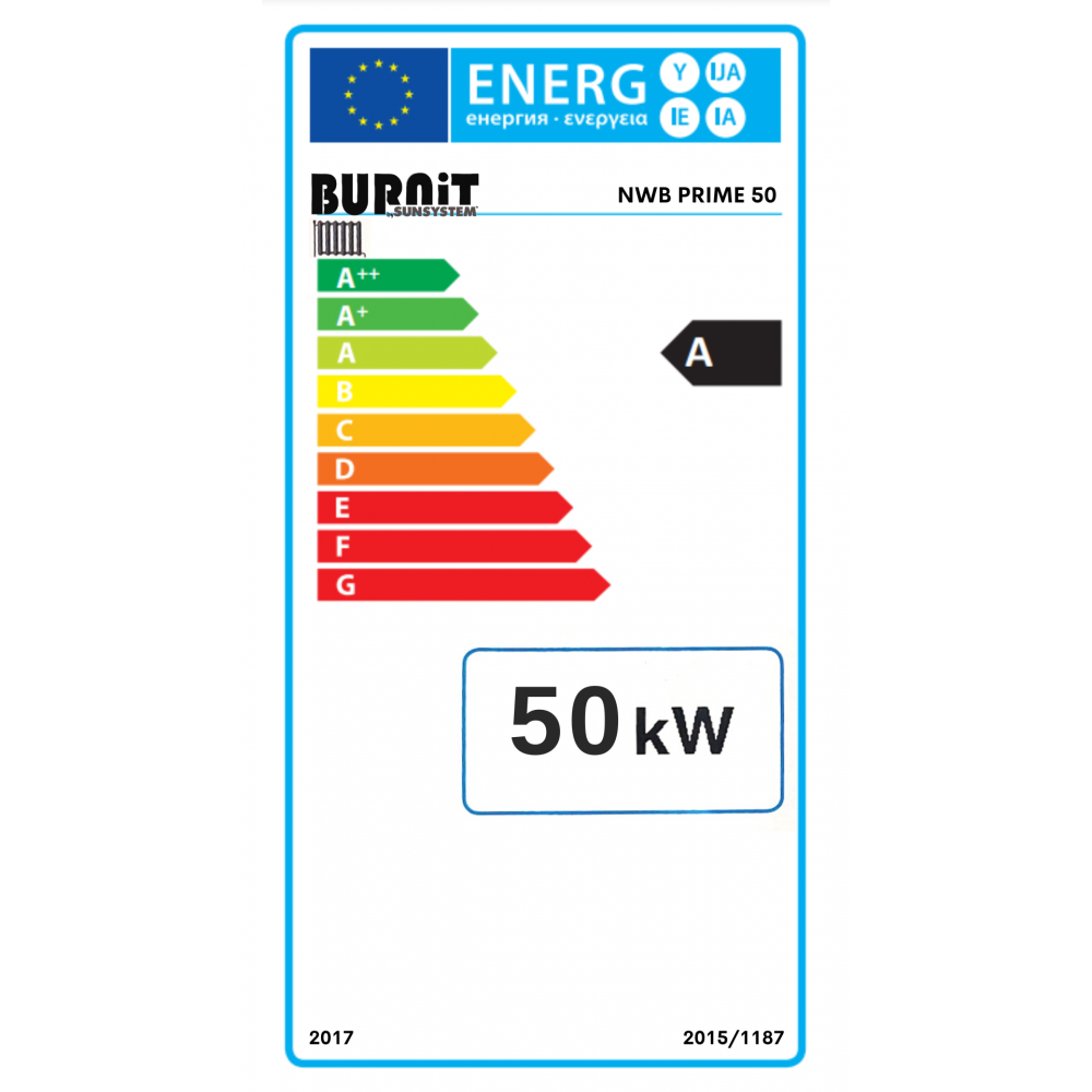 Malkas apkures katls BURNiT NWB PRIME 50, 50kW | Malkas apkures katli | Malka |