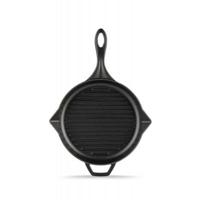 Emaljēta čuguna grila panna Hosse, Black Onyx, Ф24cm - Čuguna panna
