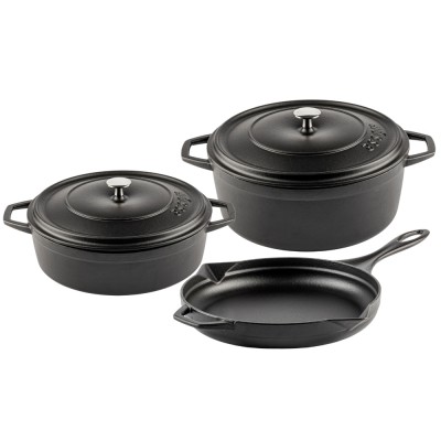 Čuguna komplekts no 3 daļām Hosse, Black Onyx - Čuguna komplekts