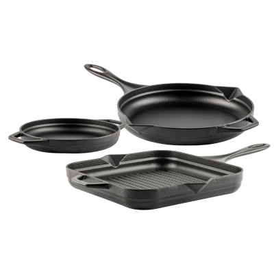 Čuguna komplekts no 3 daļām Hosse, Black Onyx - Čuguna komplekts