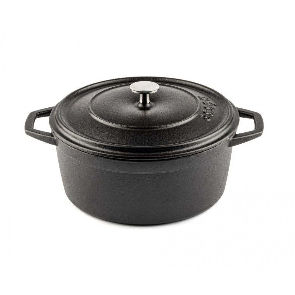 Čuguna dziļa katls Hosse, Black Onyx, Ф24