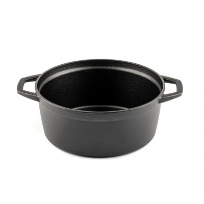 Čuguna dziļa katls Hosse, Black Onyx, Ф24 - Čuguna katls
