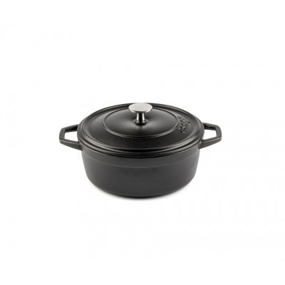 Čuguna dziļa katls Hosse, Black Onyx, Ф12 - Čuguna katls