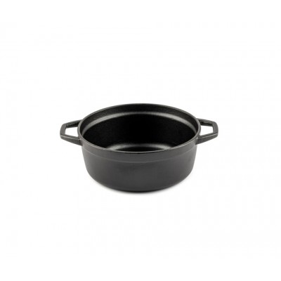 Čuguna dziļa katls Hosse, Black Onyx, Ф12 - Čuguna katls