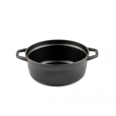 Čuguna dziļa katls Hosse, Black Onyx, Ф20 - Čuguna katls