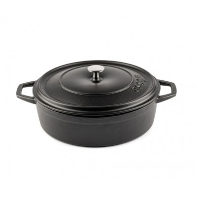Čuguna sekla katls Hosse, Black Onyx, Ф26 - Čuguna katls