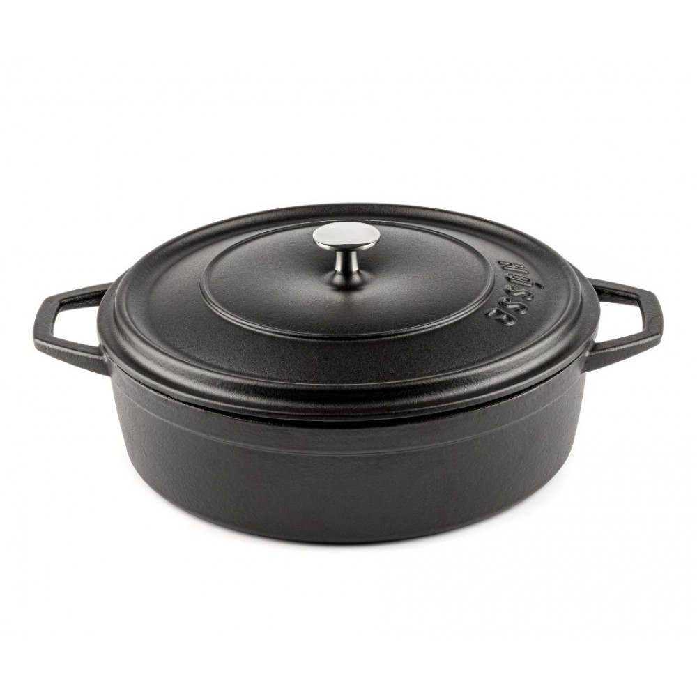 Čuguna sekla katls Hosse, Black Onyx, Ф28