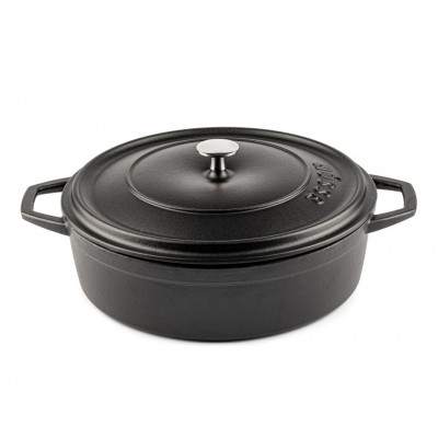 Čuguna sekla katls Hosse, Black Onyx, Ф28 - Čuguna katls