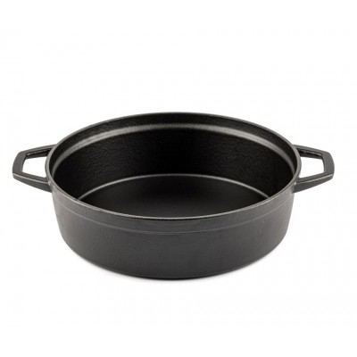 Čuguna sekla katls Hosse, Black Onyx, Ф28 - Čuguna katls