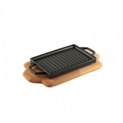 Koka trivets mini čuguna plāksne Hosse HSDDHP1522 - Koka trivets