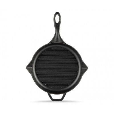 Emaljēta čuguna grila panna Hosse, Black Onyx, Ф28cm - Čuguna panna