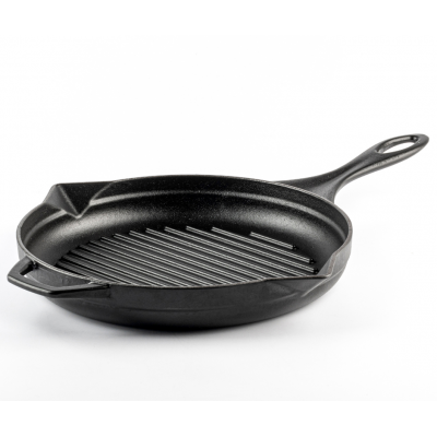 Emaljēta čuguna grila panna Hosse, Black Onyx, Ф28cm - Čuguna panna