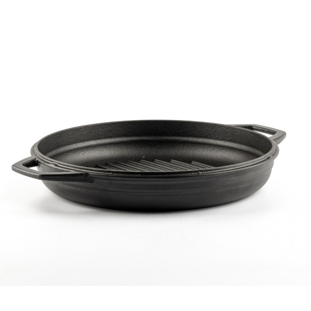 Emaljēta čuguna grila panna Hosse, Black Onyx, Ф22cm