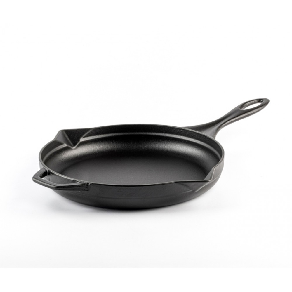 Emaljēta čuguna panna Hosse, Black Onyx, Ф24cm | Plakana čuguna panna | Čuguna panna |