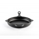 Emaljēta čuguna panna Hosse, Black Onyx, Ф24cm | Plakana čuguna panna | Čuguna panna |