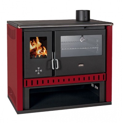 Malkas plīts Prity GT Red ar nerūsējošā tērauda cepeškrāsni, 15 kW - Prity