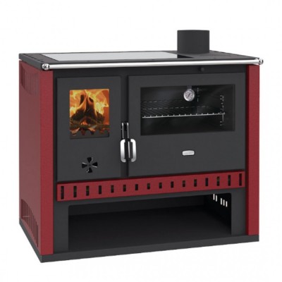 Malkas plīts Prity GT Red ar stikla keramikas virsmu, 15 kW - Prity