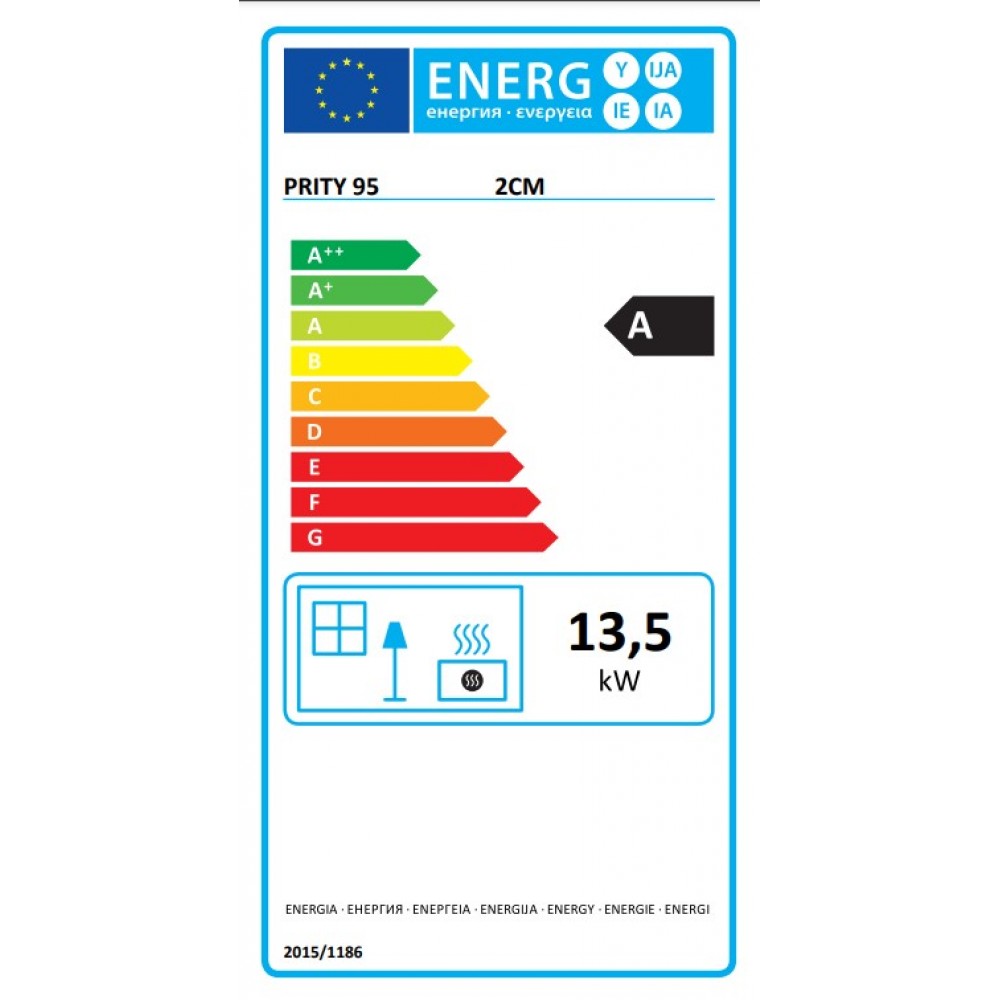 Malkas kamīns Prity 2CM, 13,5 kW |  |  |