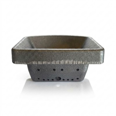 Čuguna degļu katls granulu krāsnīm Ecoteck, Ravelli un citām, 143x106mm - Granulu krāsns rezerves daļas