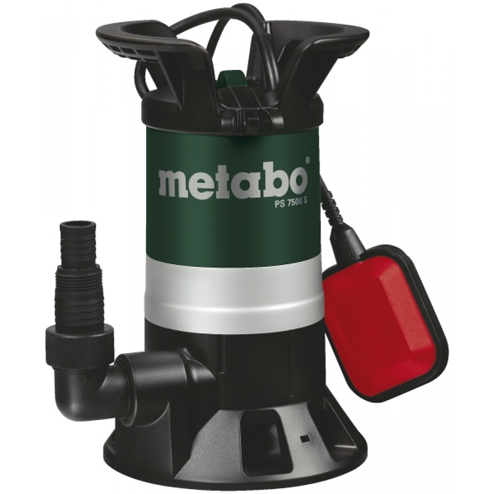 Drenāžas sūknis tīram un netīram ūdenim Metabo PS 7500 S, 1 1/4", jauda 450 W, pacelšanas augstums 5 m