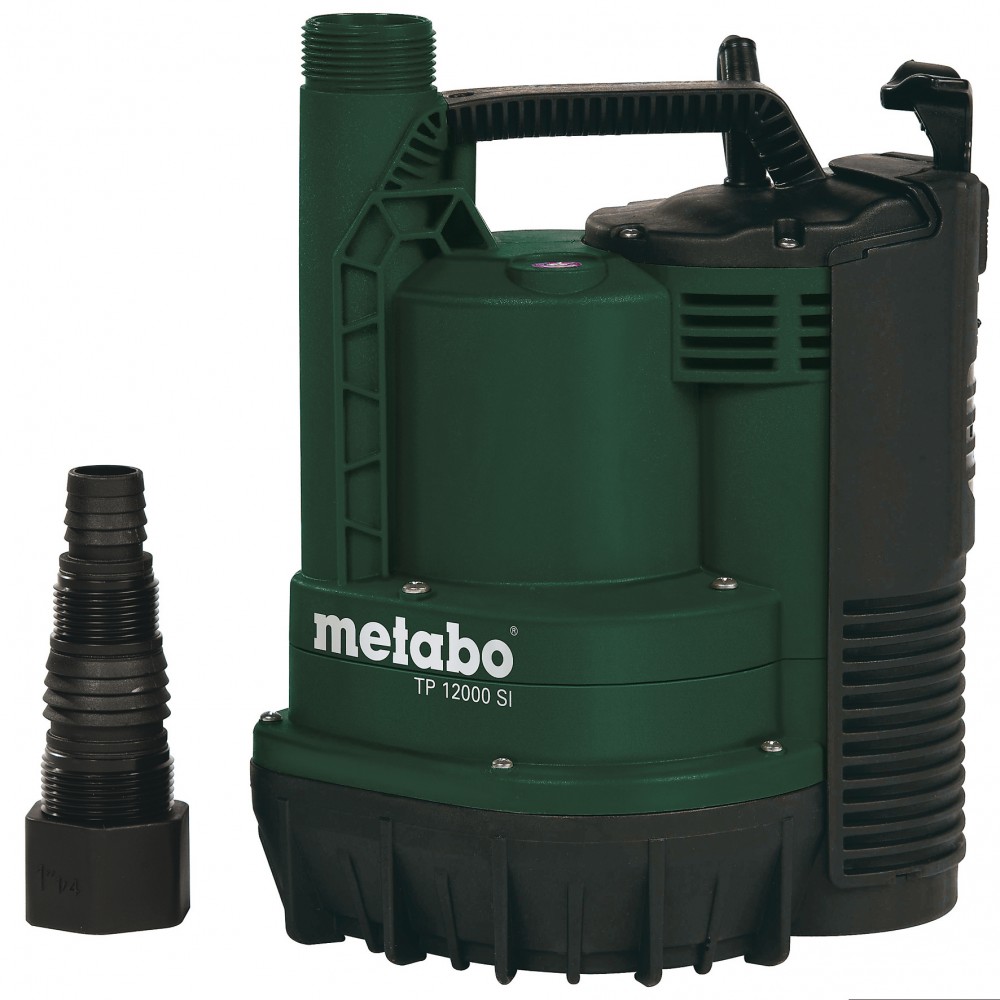 Iegremdējamais sūknis tīram ūdenim Metabo TP 12000 SI, jauda 600 W, plūsma 11 700 l/h, pacelšanas augstums 9 m | Iegremdējamais sūknis | Ūdens sūkņi |