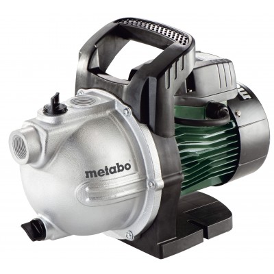 Dārza sūknis tīram ūdenim Metabo P 2000 G, 1", jauda 450 W, plūsma 2000 l/h, pacelšanas augstums 30 m - Centrālā apkure