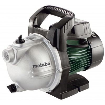 Dārza sūknis tīram ūdenim Metabo P 3300 G, jauda 900 W, 1", plūsma 3300 l/h, spiediens 4.5 bāri - Centrālā apkure