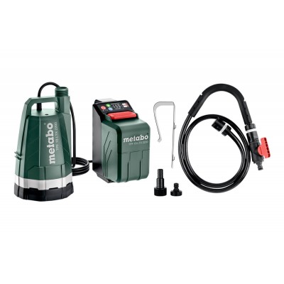 Bezvadu universālais sūknis METABO TPF 18 LTX 2200 SOLO, 1", 18V, plūsmas ātrums 2200 l/h, spiediens 2.2 bāri  - Centrālā apkure