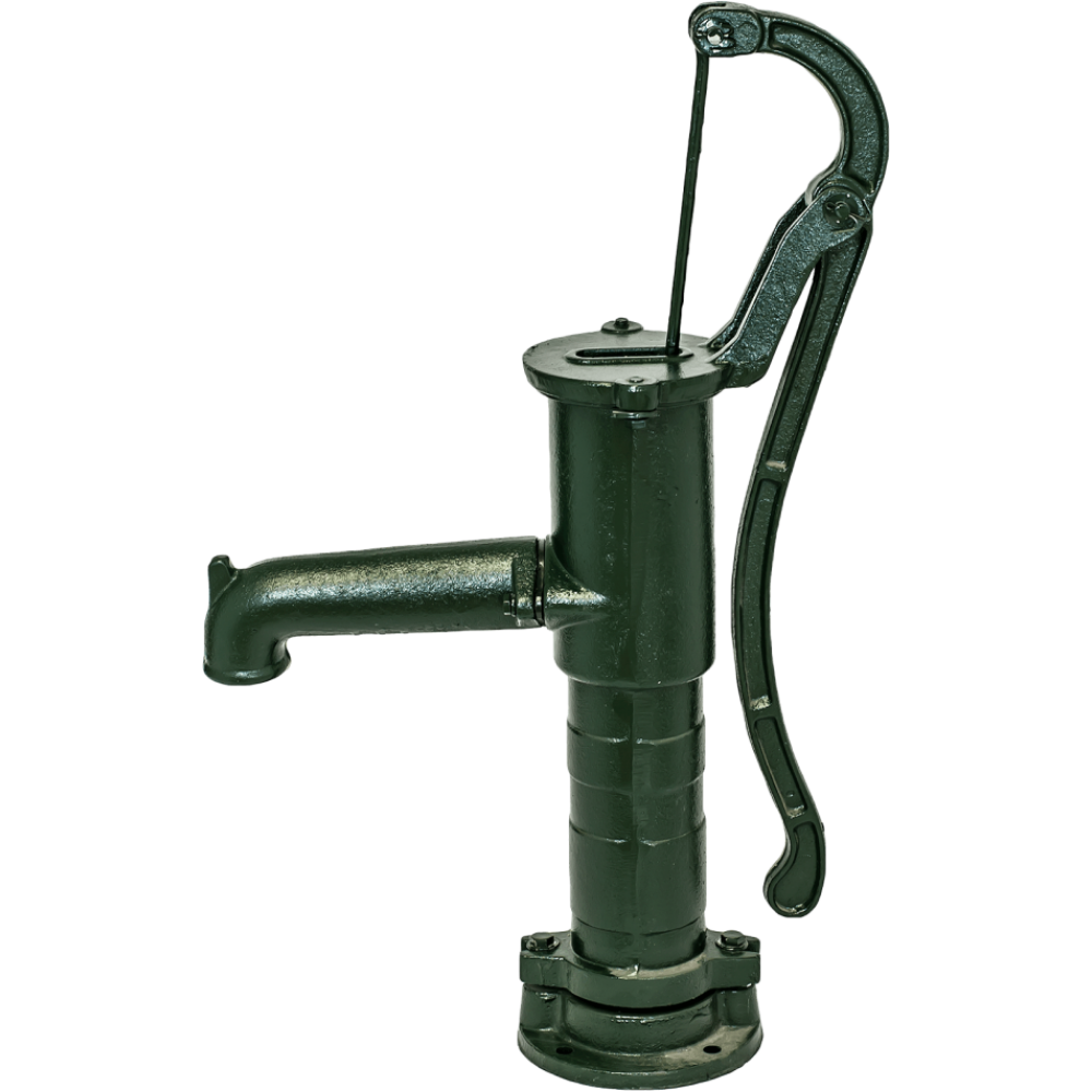 Rokas ūdens sūknis, manuālais Hydro-Fix, zaļš, garums 660 mm, čuguns, izmērs 1 1/4″ | Rokas udens pumpis | Ūdens sūkņi |