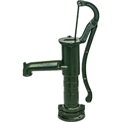 Rokas ūdens sūknis, manuālais Hydro-Fix, zaļš, garums 660 mm, čuguns, izmērs 1 1/4″ - Centrālā apkure
