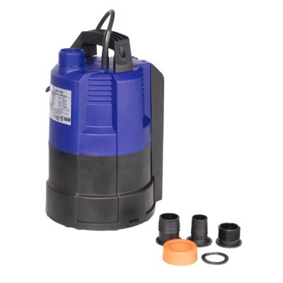 Drenāžas sūknis Electromash IPC 550 ar iebūvētu pludiņu, jauda 0.55 kW, plūsma 6000 l/h, pacelšanas augstums 6 m, izvads 1″ - Centrālā apkure