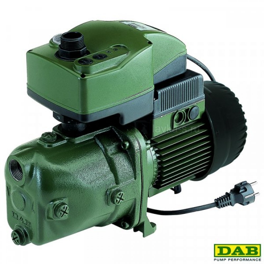 Hidrofors ar elektronisko spiediena slēdzi DAB ACTIVE J 82 M, pacelšanas augstums 47 m, plūsma 3.6 m³/h, jauda 850 W | Ūdens sūknis ar hidroforu | Ūdens sūkņi |