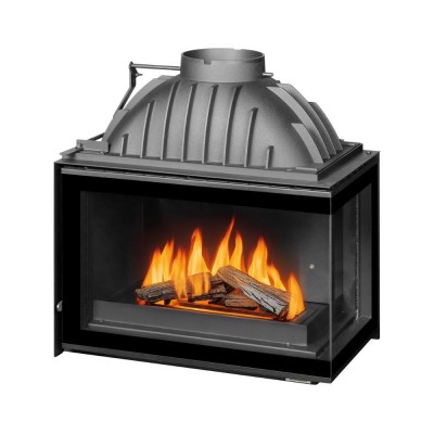 Kamīna kurtuve UNIFLAM 700 PLUS ECO ar aizbīdni un gaisa padevi, labā puse, 9 kW - Preču salīdzināšana