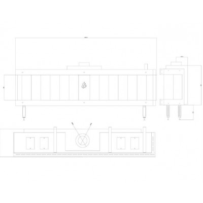 Gāzes kamīns Balkan Energy GAS CORNER 200, 17kW - Gāzes kamīni