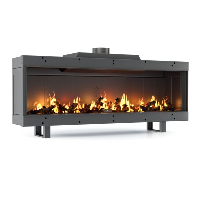 Gāzes kamīns Balkan Energy GAS STRAIGHT 150, 13kW - Gāzes kamīni