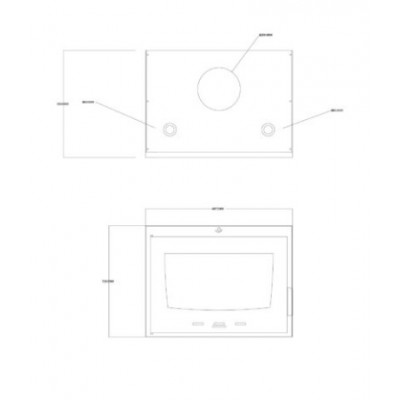 Central apkures kamīna kurtuve Balkan Energy ATS INSERT HYDRO 700, 14.5kW - Central apkures kamīnu kurtuves