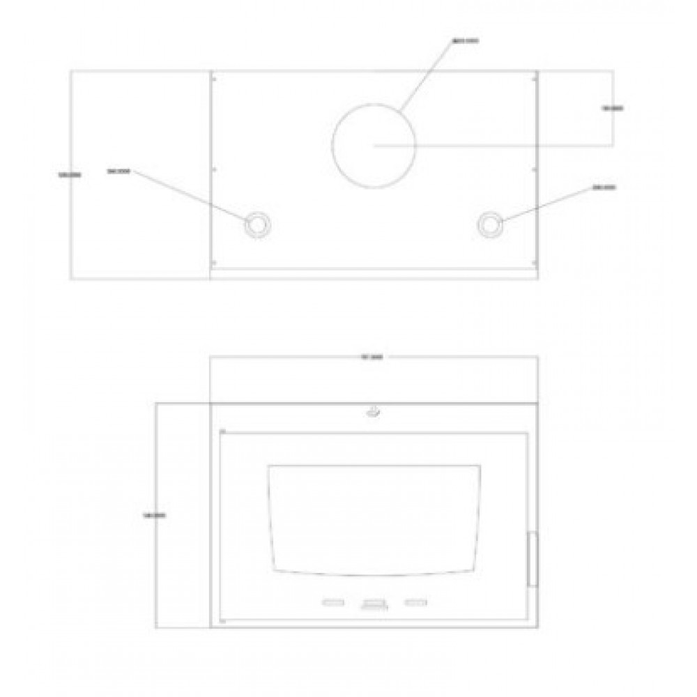 Central apkures kamīna kurtuve Balkan Energy ATS INSERT HYDRO 800, 16.11kW | Central apkures kamīnu kurtuves | Kamīni |