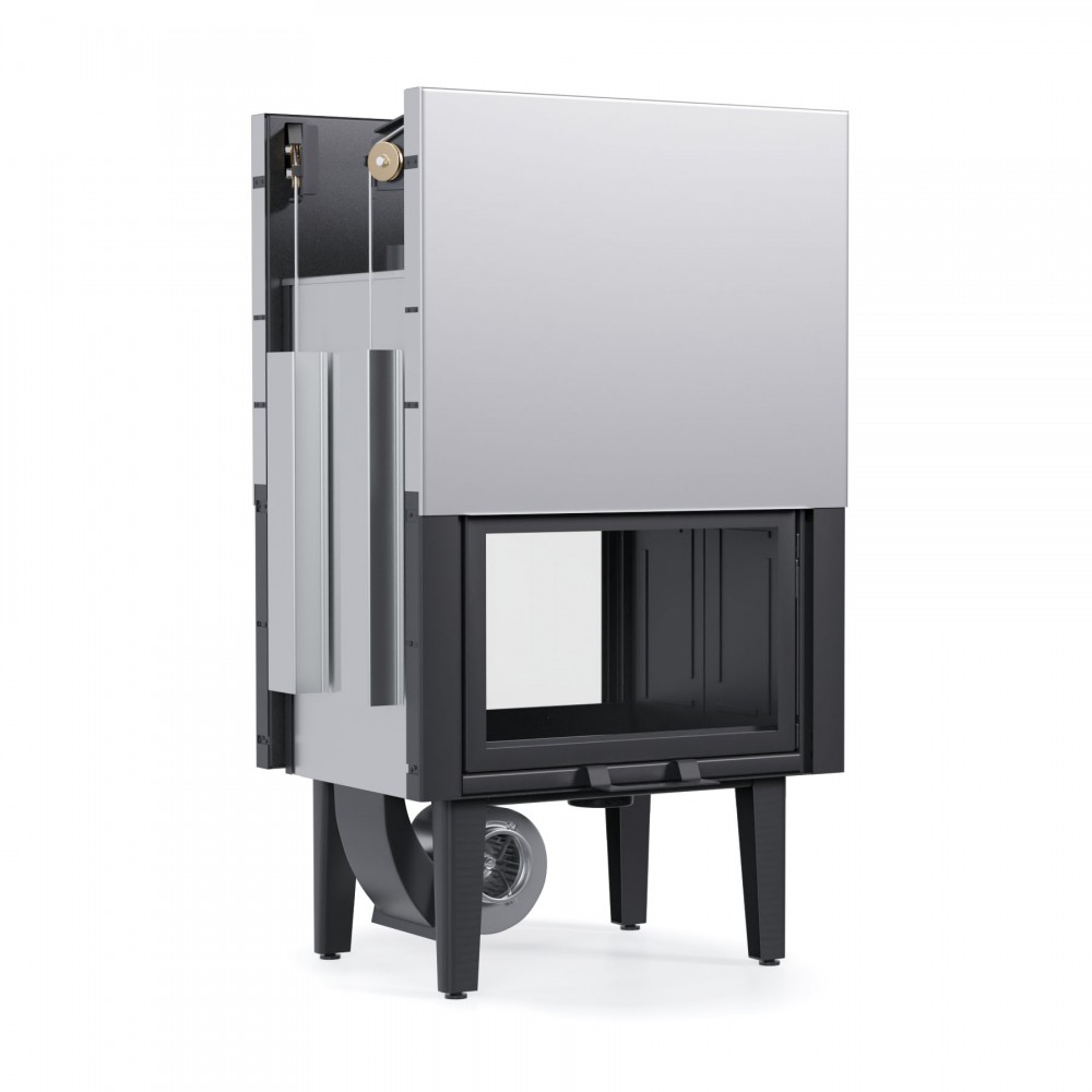 Kamīna kurtuve Balkan Energy ATS TUNNEL AIR 800, ar gaisa vadiem, 16.1kW | Kamīnu kurtuves | Kamīni |