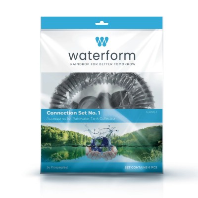 Savienojuma komplekts lietus ūdens tvertnēm Icanset 1 HydroMoby - HydroMoby