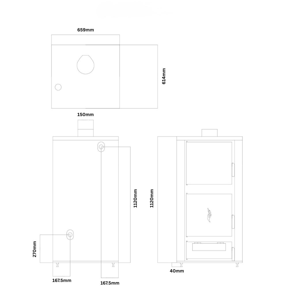 Malkas apkures katls Balkan Energy ATS HYDRO, 40 kW | Malkas apkures katli |  |