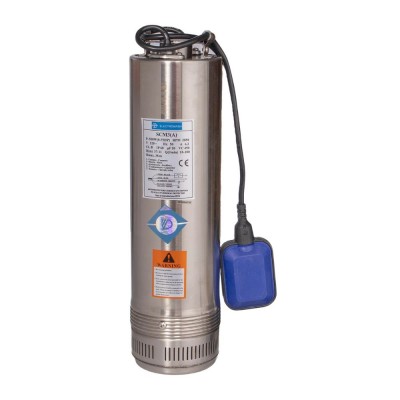 Iegremdējamais sūknis ar ārējo pludiņu Electromash SCM 3 ar PVC darbratu, jauda 0.55 kW, pacelšanas augstums 30 m, plūsma 9000 l/h, piemērots akām un citiem pielietojumiem - Preču salīdzināšana