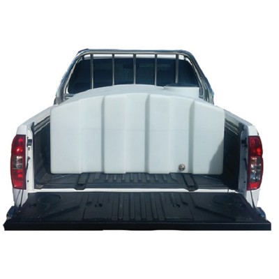 Dzeramā ūdens tvertne HydroMoby PICK UP S9 pikapa kravas kastei, horizontāla 850 L (balta) - Dzeramā ūdens tvertnes