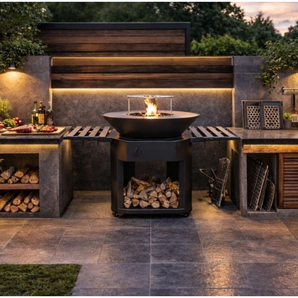 Tērauda kokogļu bārbekjū Balkan Energy ROUND 920 | Bārbekjū |  |