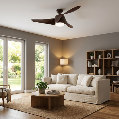 Griestu ventilators ar LED apgaismojumu un tālvadības pulti Balkan Energy FANKVBR60G, Ф132, DC40W - Preču salīdzināšana