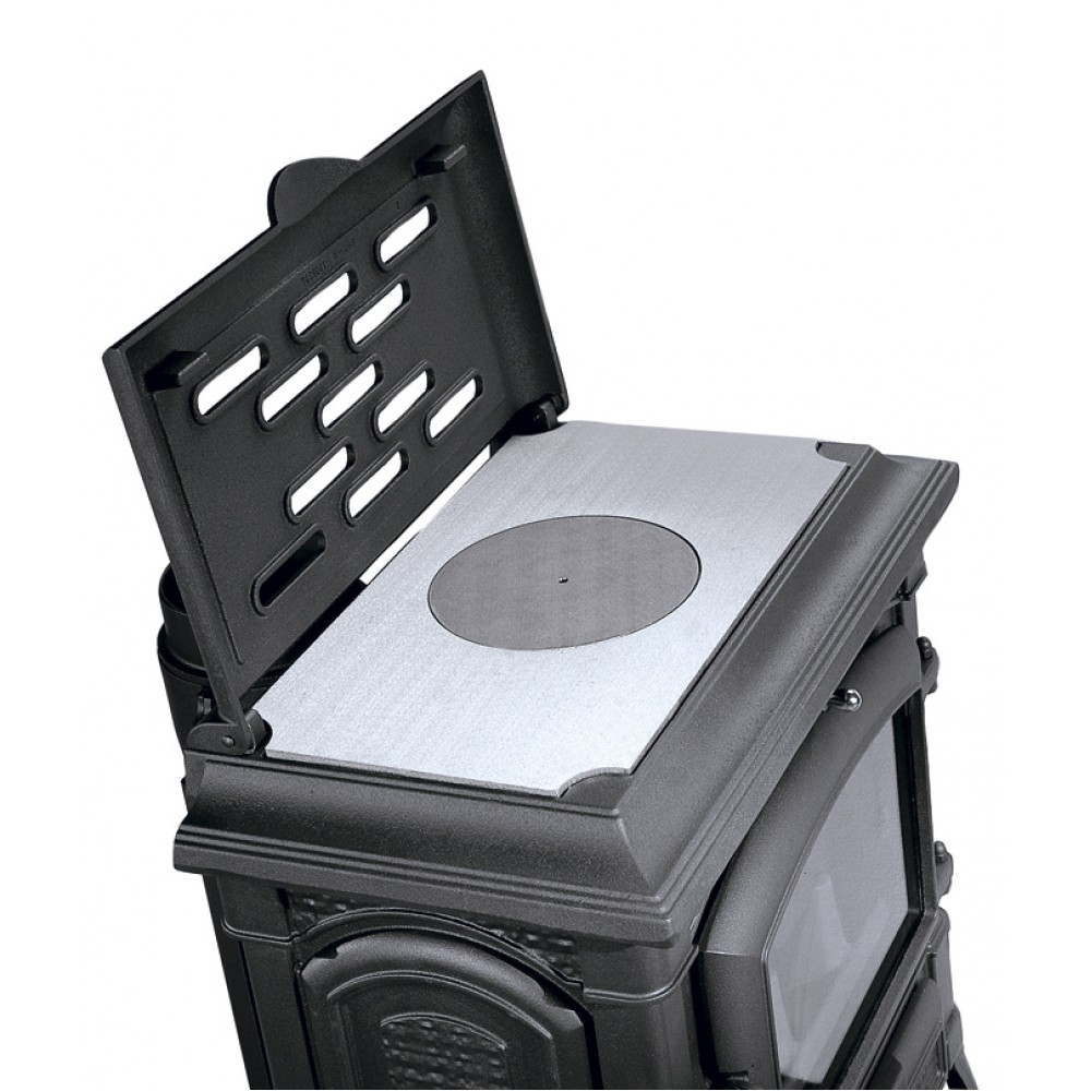 Itāļu čuguna malkas krāsnis La Nordica Isetta CC Lean ar plīts virsmu, 7.7kW | Malkas krāsnis ar gaisa apkuri | Malkas krāsnis |