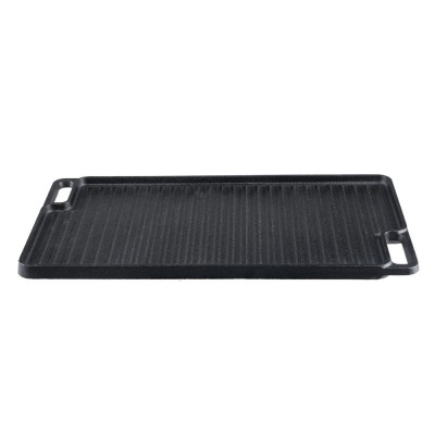Double-sided cast iron grill plate, 46x26 cm - Preču salīdzināšana