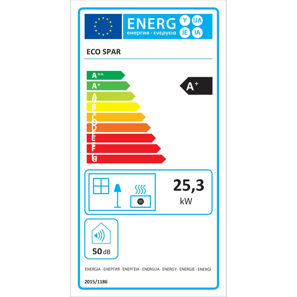 Granulu kamīns ar centrālo apkuri Eco Spar Auriga, 25kW | Granulu kamīni ar centrālapkuri | Granulu kamīni |