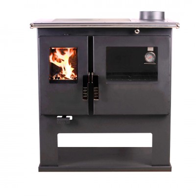 Malkas plīts Verso CS Inox Labā ar nerūsējošā tērauda cepeškrāsni, 7.7kW - Verso