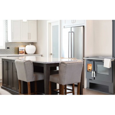 Malkas plīts Verso CS Inox Labā ar nerūsējošā tērauda cepeškrāsni, 7.7kW - Verso