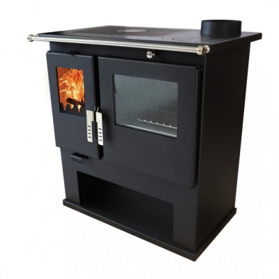 Malkas plīts Verso CS Inox ar nerūsējošā tērauda cepeškrāsni, Labā, 7.7kW - Verso